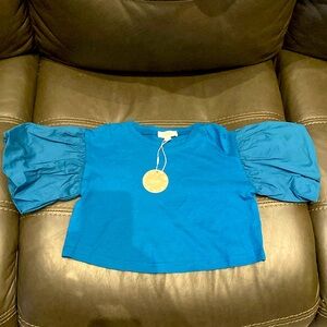 Oddy girls blue top, small